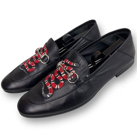 Gucci horse bit collapsible loafers